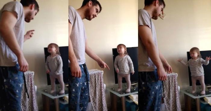 Όταν ο μπαμπάς μαλώνει την μικρή αλλά τσαούσα κόρη του – Το βίντεο με τις 62 εκατομμύρια προβολές
